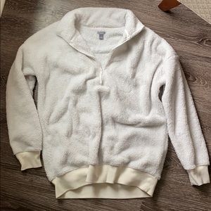 [Aerie] Oversized plush quarter zip